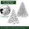 Casafield Spruce Artificial Holiday Christmas Tree with Sturdy Metal Stand